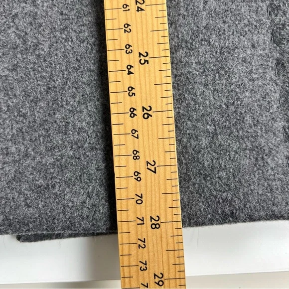 Babaton Howell Virgin Wool & Cashmere Double Breasted Coat - Heather Grey- Small - Picture 9 of 9